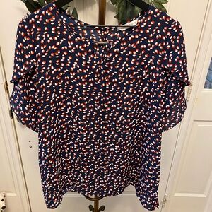 Counterparts Multi Polka Dot Blouse Top SS XL
